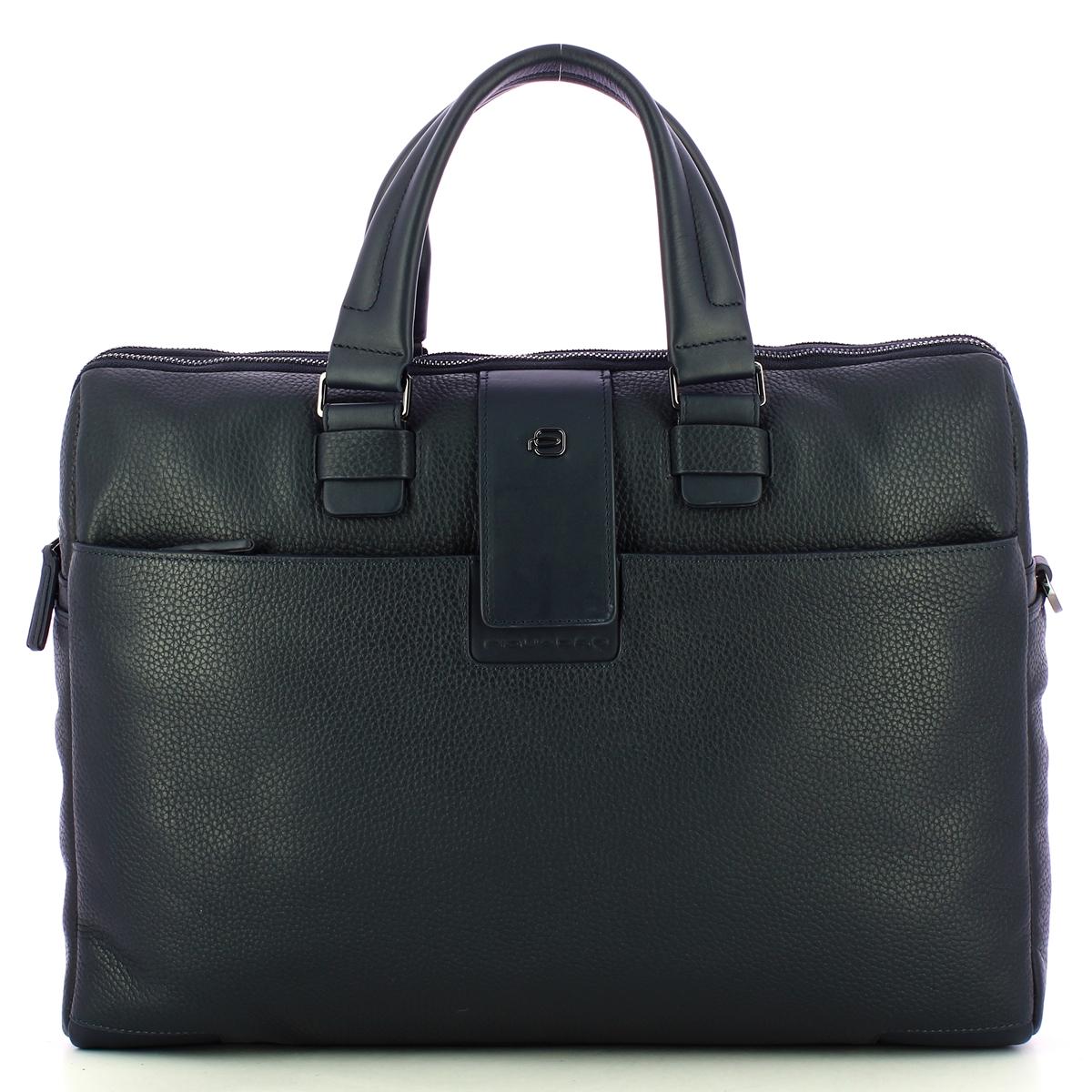 Piquadro Cartella Porta PC S86 17" Blu2 - 1