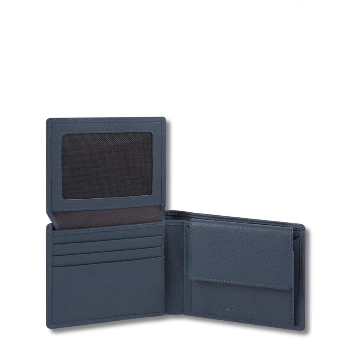 Piquadro Portafoglio Akron Blu - 2