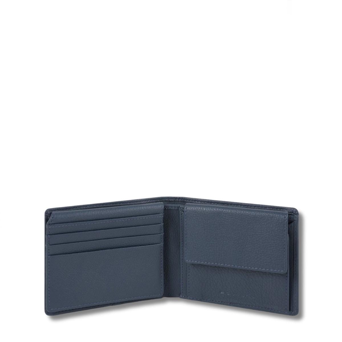 Piquadro Portafoglio Akron Blu - 3