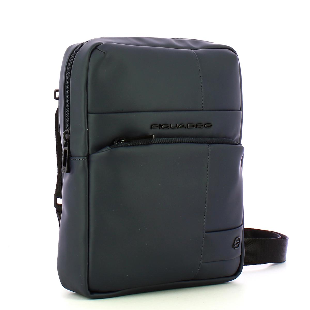 Piquadro Borsello gommato Grande Blu - 2