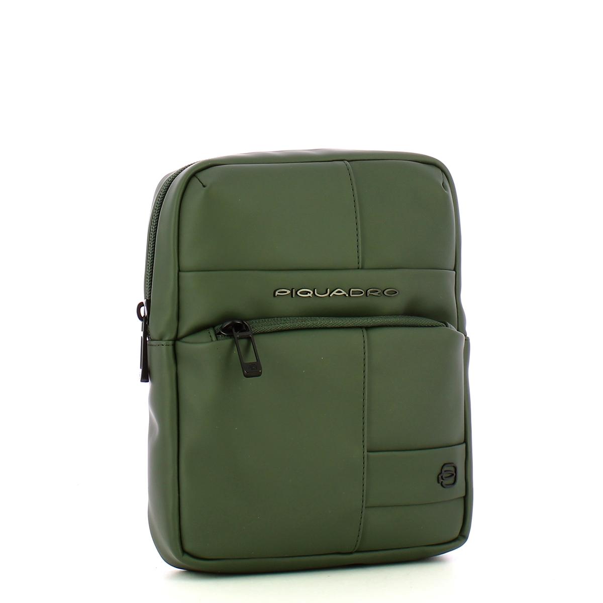 Piquadro Borsello gommato Piccolo Verde - 2