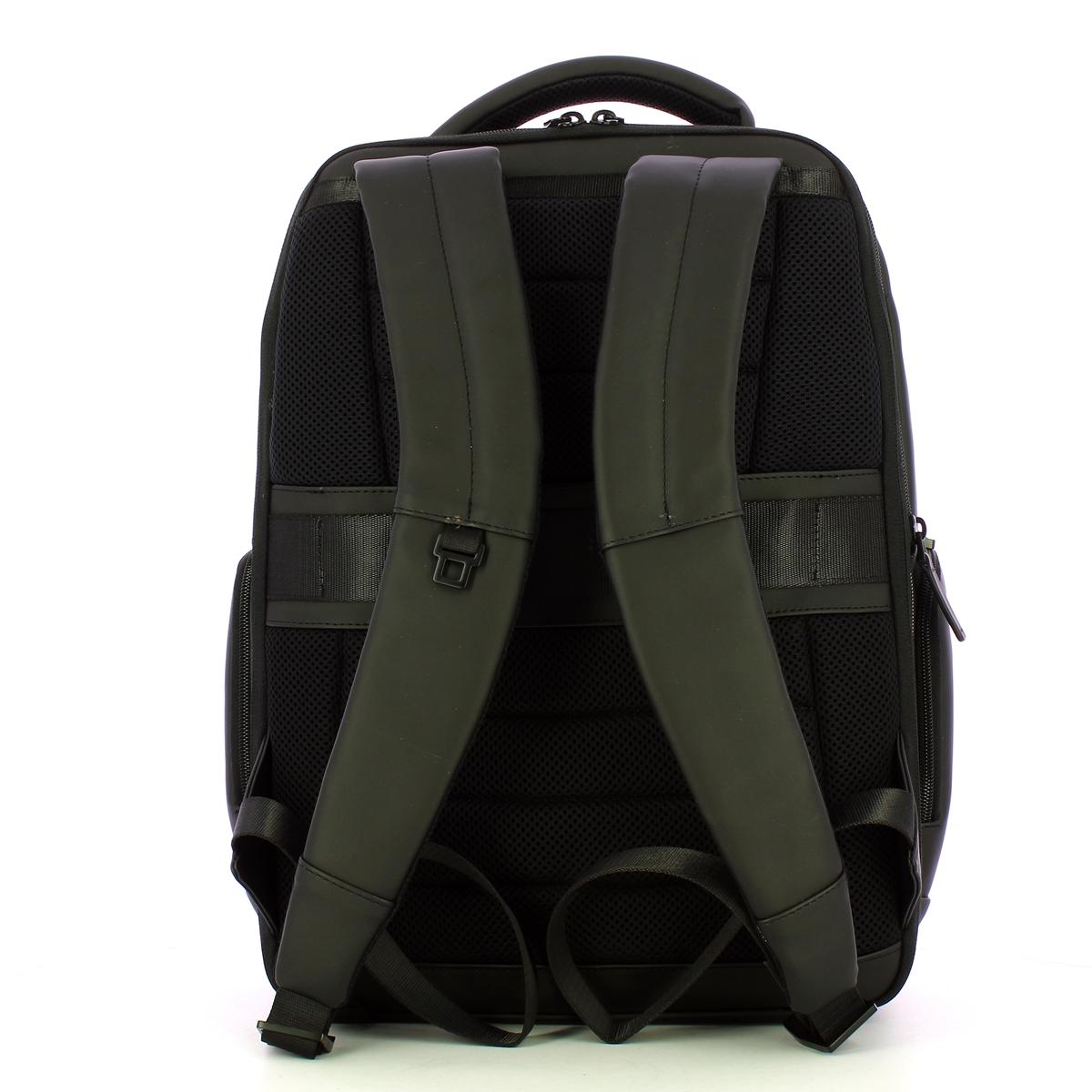 Piquadro Zaino Gommato Porta PC 15.6" Nero - 3