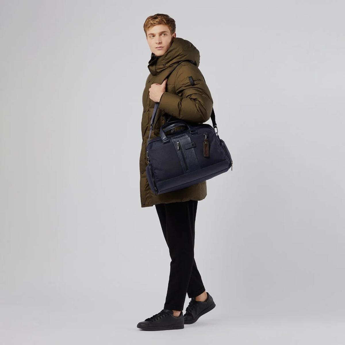 Piquadro Borsone da viaggio Brief Blu - 3