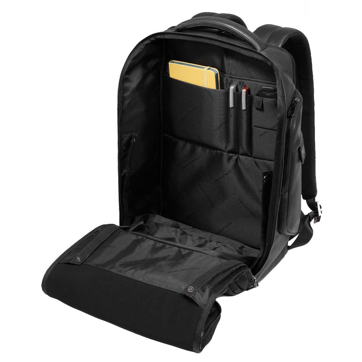 Piquadro Zaino Cronus Porta PC 15.6" Nero - 8