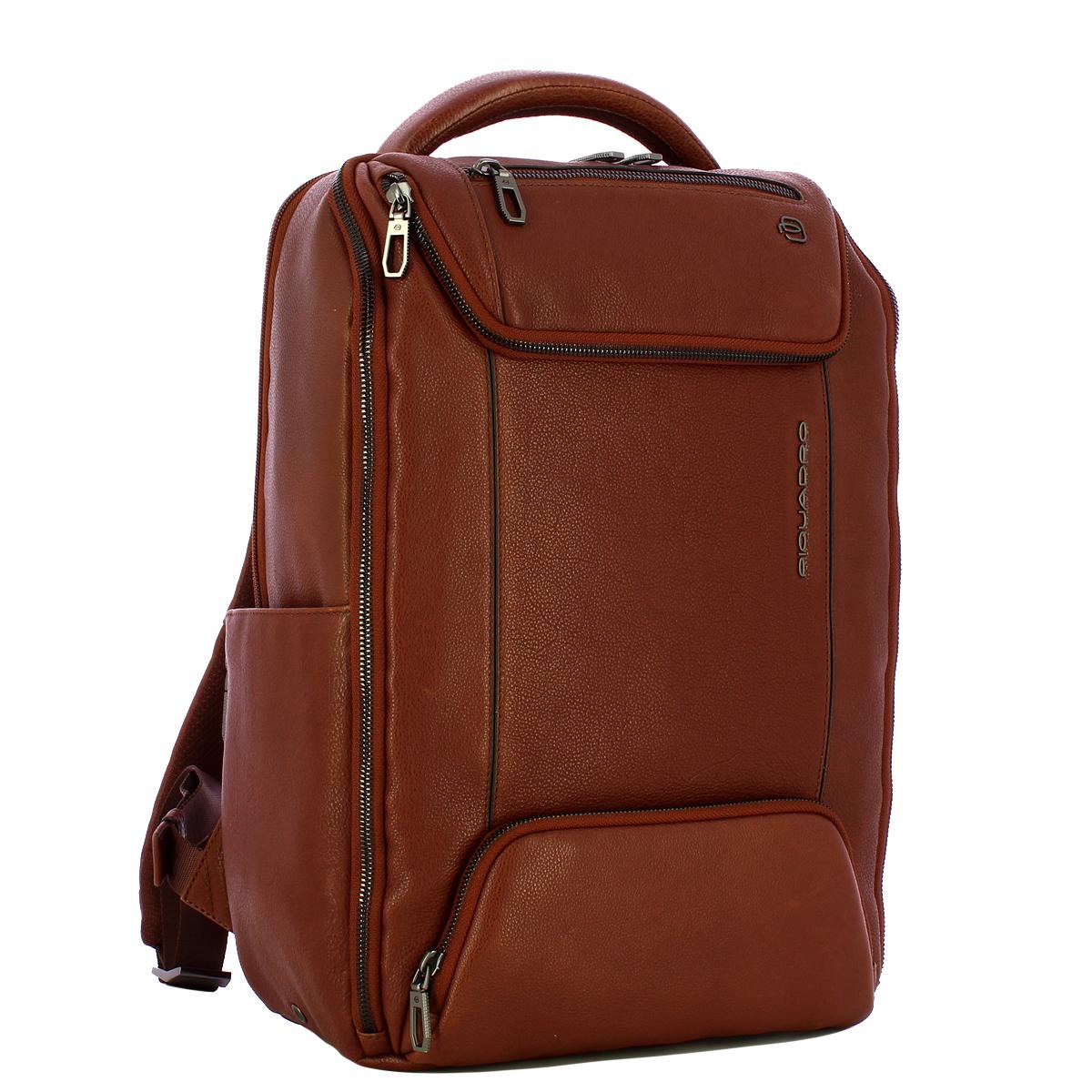Piquadro Zaino Cronus Porta PC 14" Marrone - 2