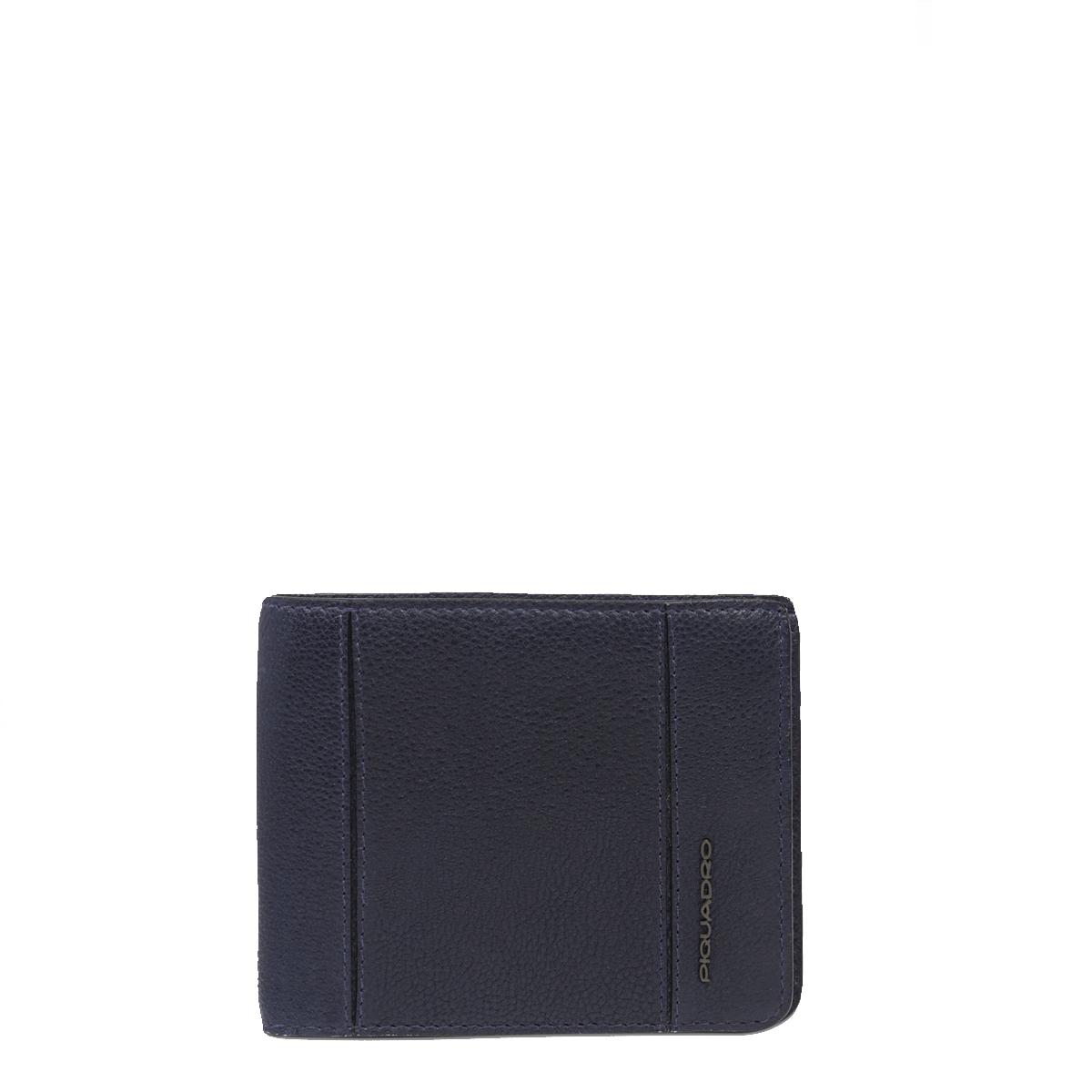 Piquadro Portafoglio Cronus con volantino Blu - 1