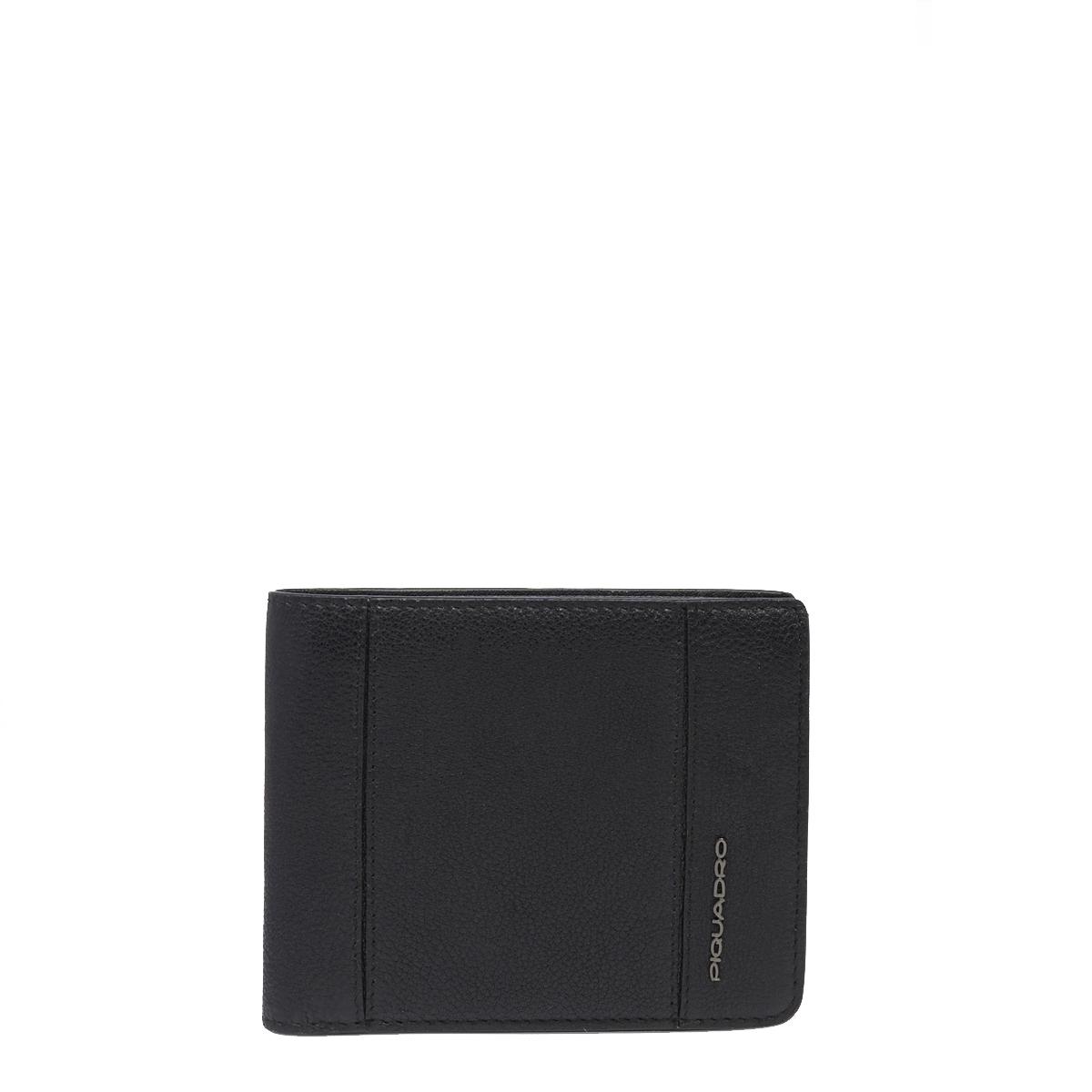 Piquadro Portafoglio Cronus con volantino Nero - 1