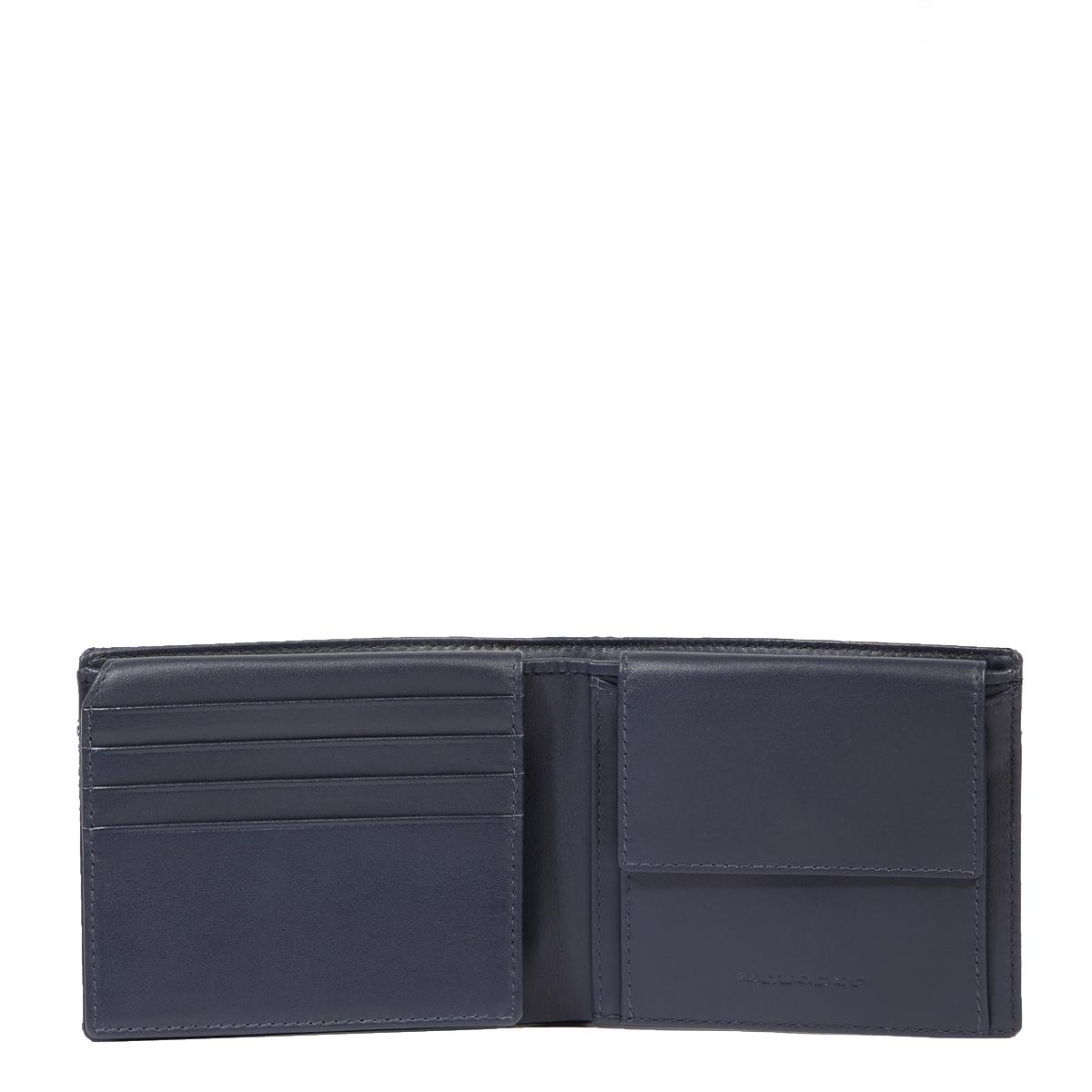 Piquadro Portafoglio Orion con volantino Blu - 3