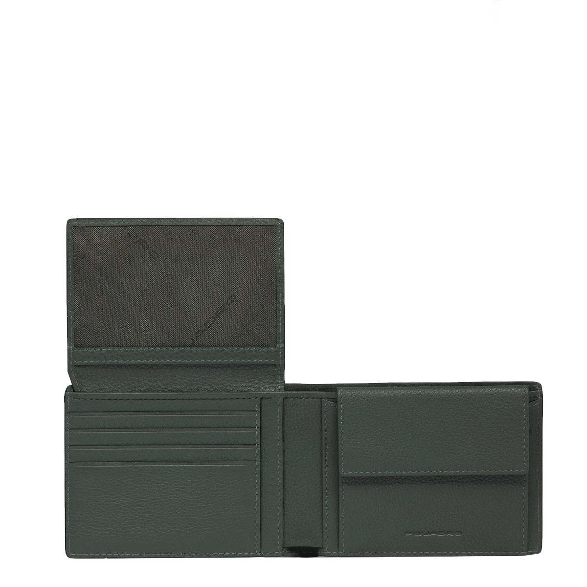 Piquadro Portafoglio con portadocumenti Than Verde - 2