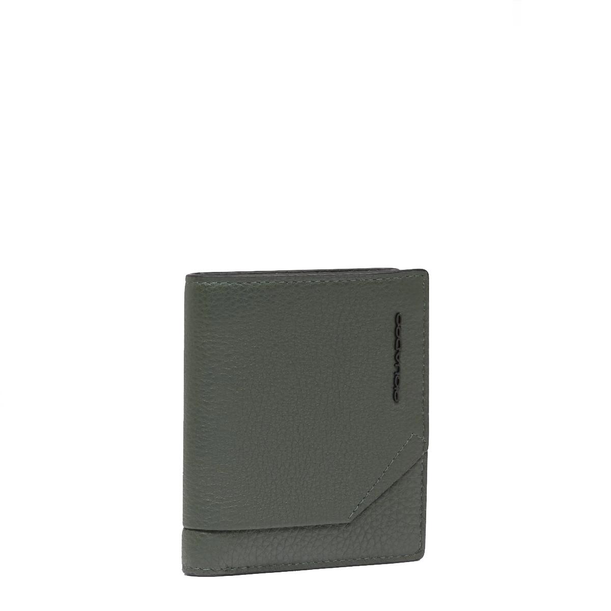 Piquadro Portafoglio Verticale Than Verde - 2