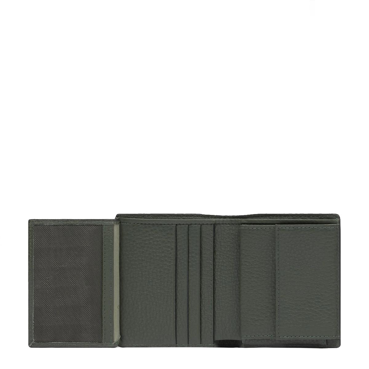 Piquadro Portafoglio Verticale Than Verde - 3