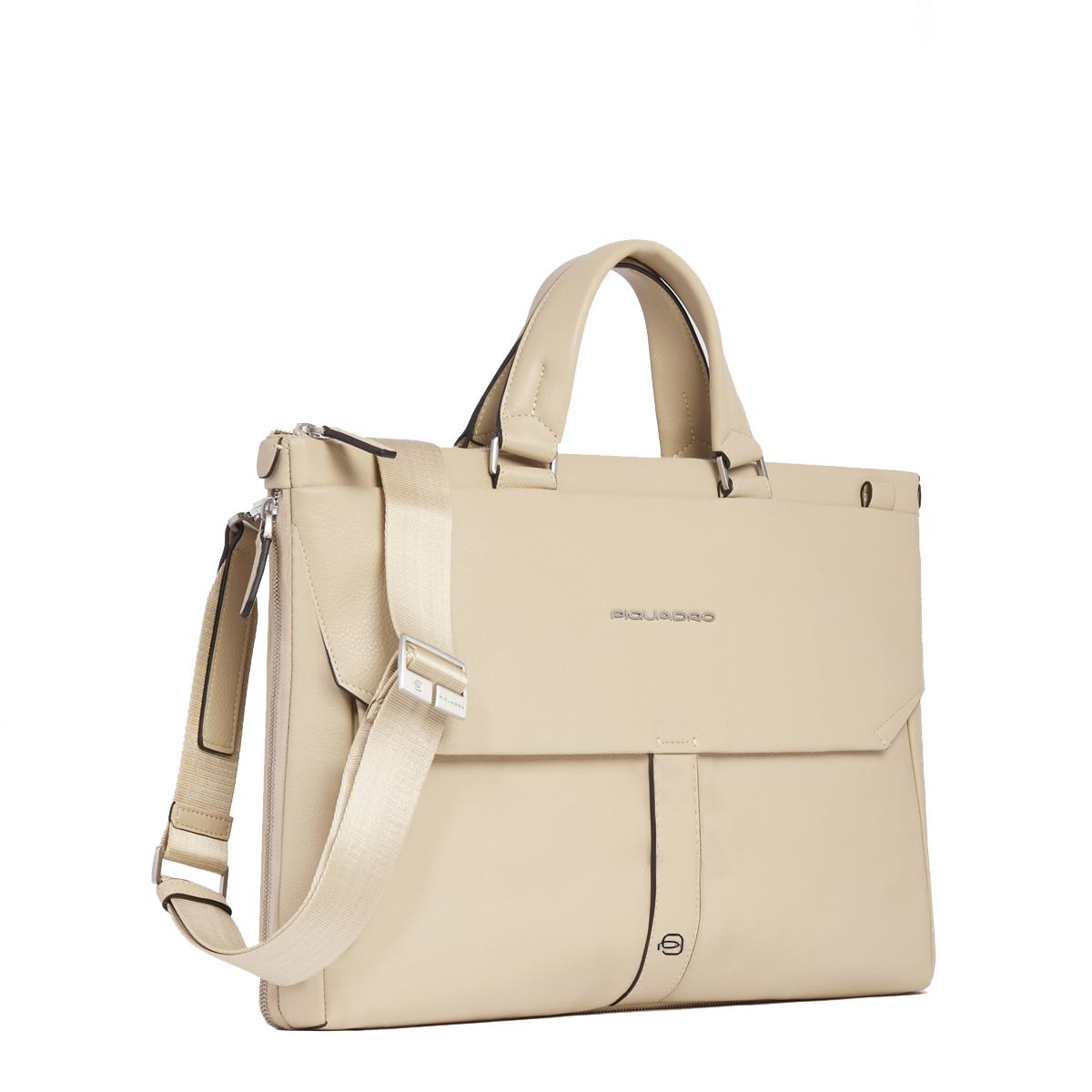 Piquadro Cartella Than Porta PC 15.6" Beige - 2