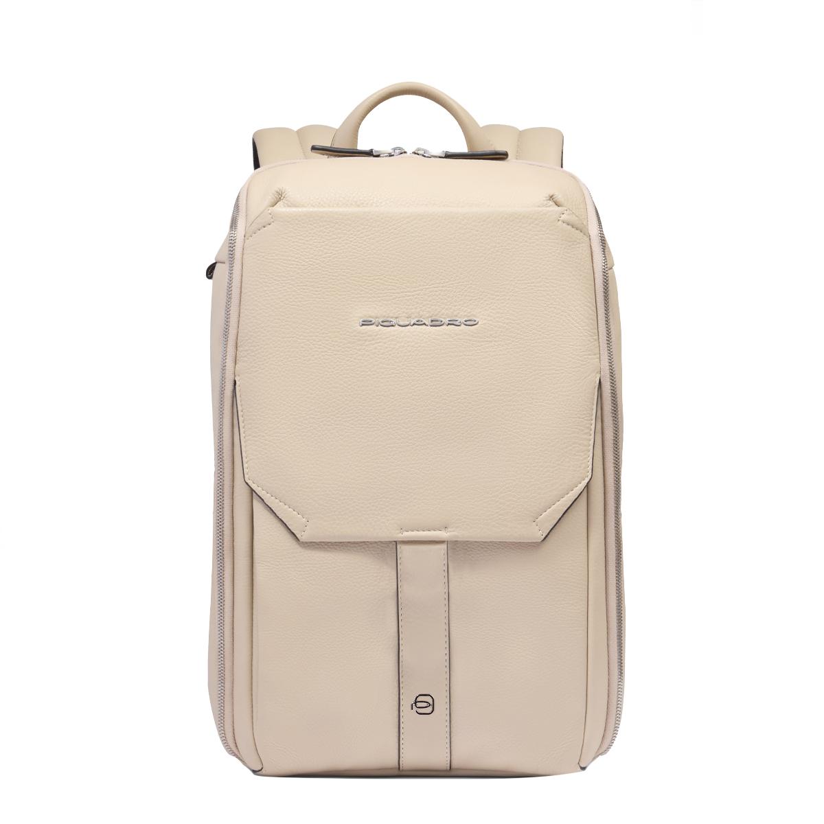 Piquadro Zaino Than Porta PC 13.3" Beige - 1