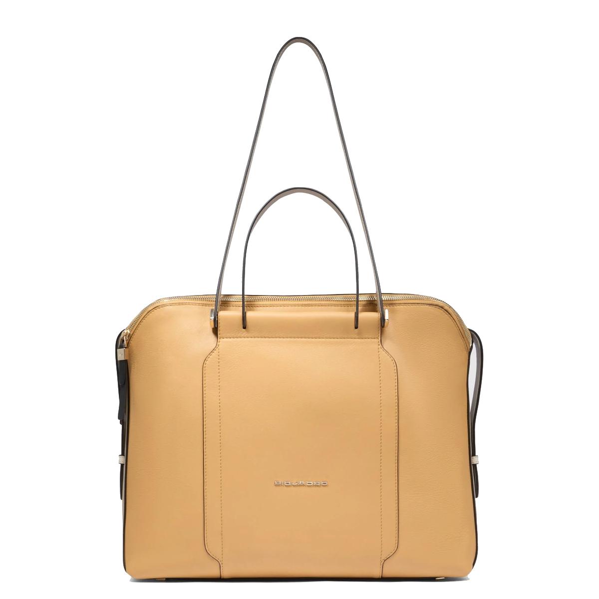 Piquadro Cartella Porta PC 14" Circle Giallo Beige - 1