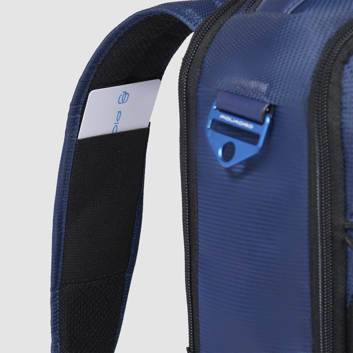 Piquadro Zaino PQ-Eath Porta PC 14" Blu - 6