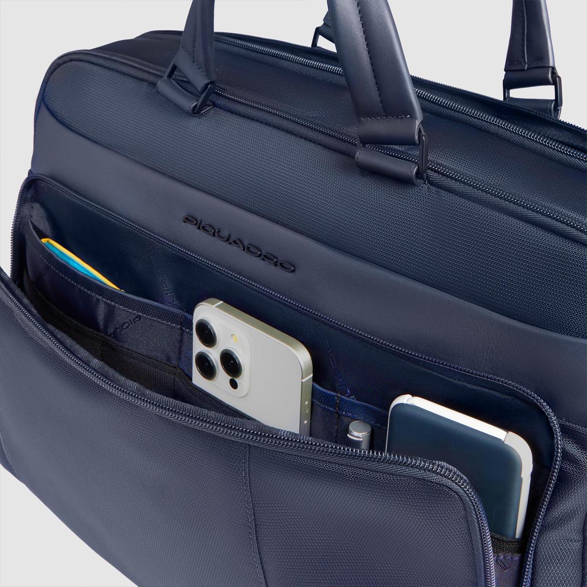 Piquadro Cartella Porta PC 15.6" Blu - 6