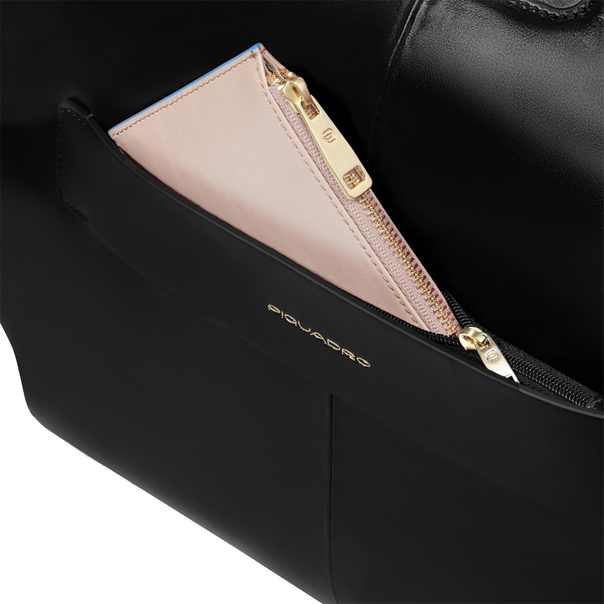 Piquadro Shopping Bag Blue Square Porta PC 15.6" Nero - 4