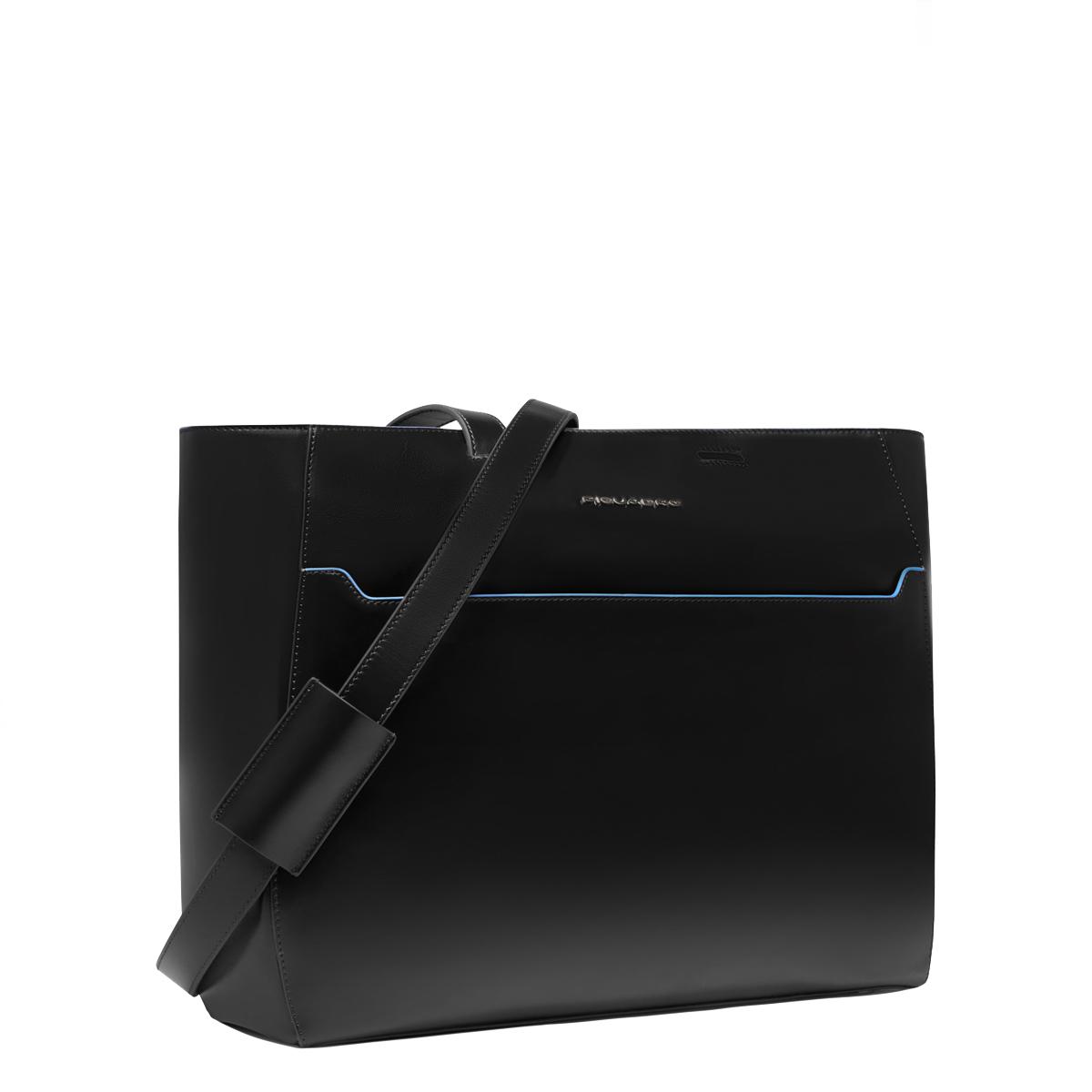 Piquadro Shopping Bag Blue Square Porta PC 15.6" Nero - 6