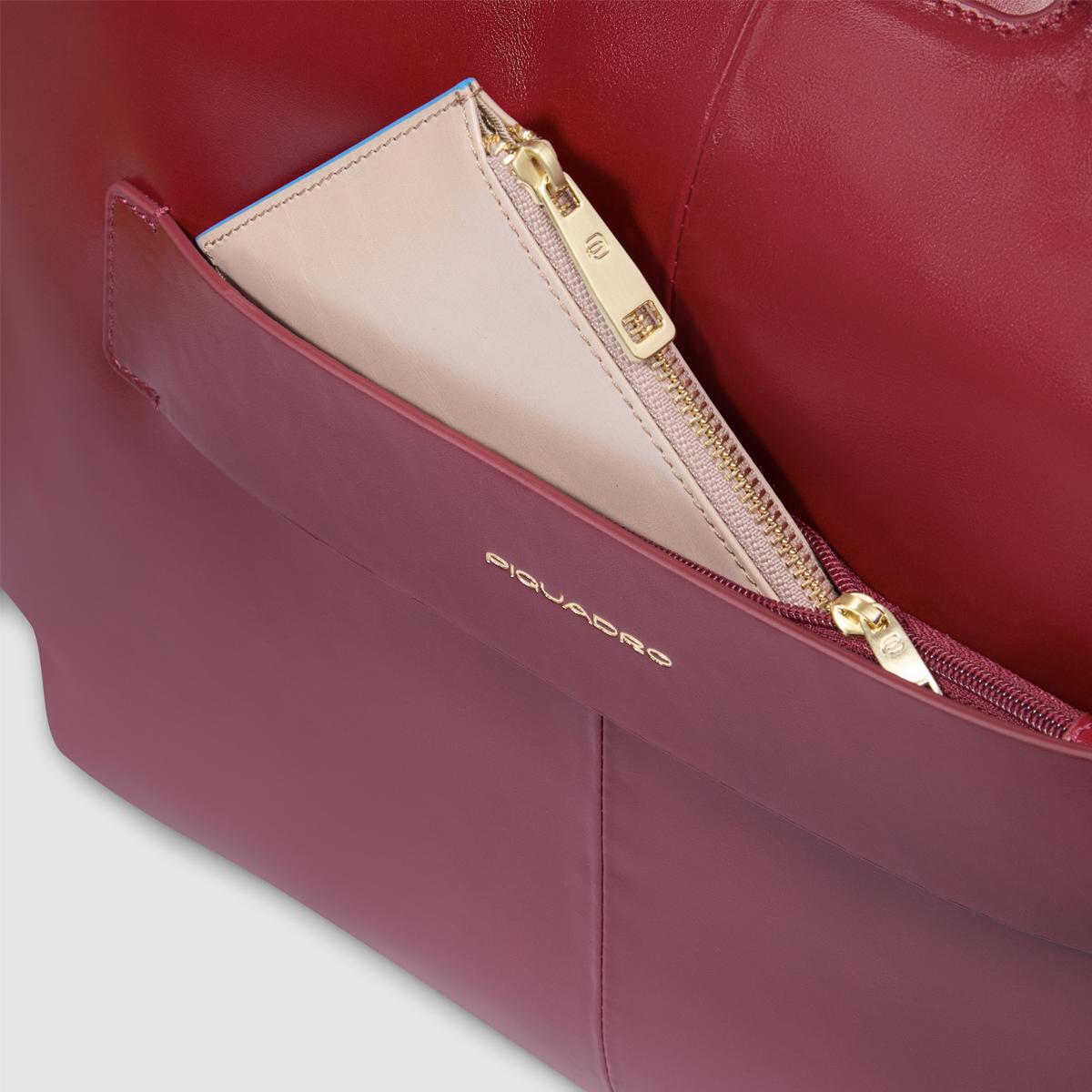 Piquadro Shopping Bag Blue Square Porta PC 15.6" Rosso - 4