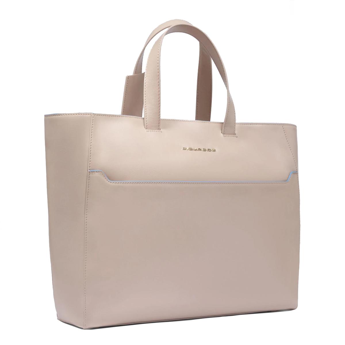 Piquadro Shopping Bag Blue Square Porta PC 15.6" Rosa2 - 2