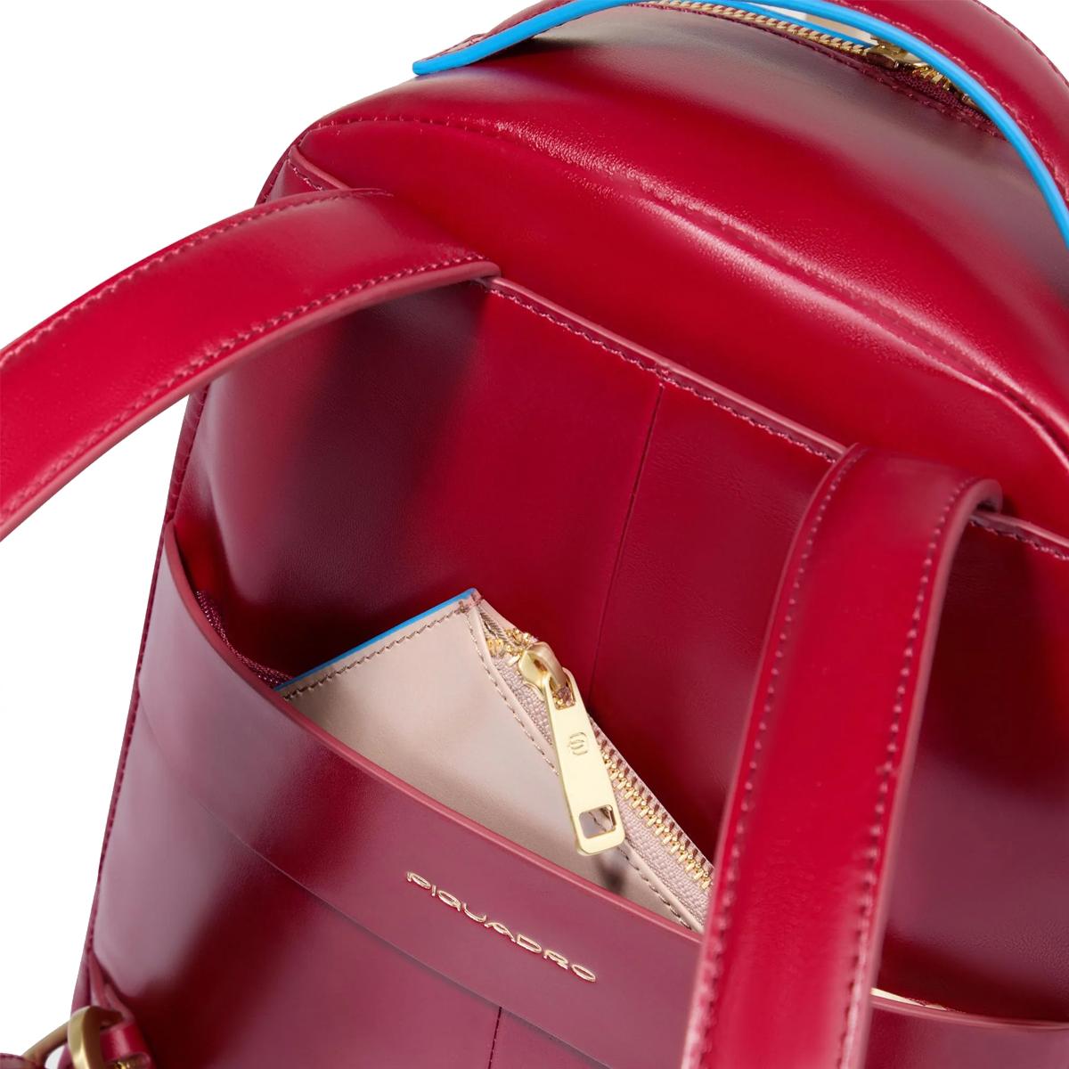 Piquadro Zainetto Blue Square Porta mini tablet Rosso - 5