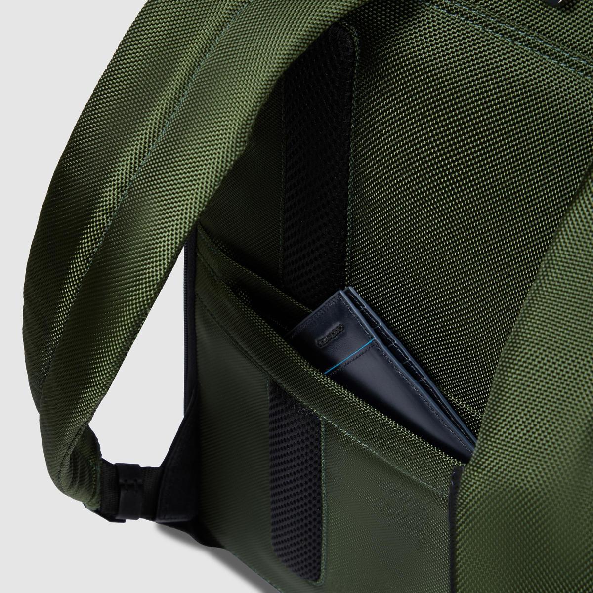 Piquadro Zaino Fast-Check Porta PC Brief 2 15".6 in tessuto riciclato - 5