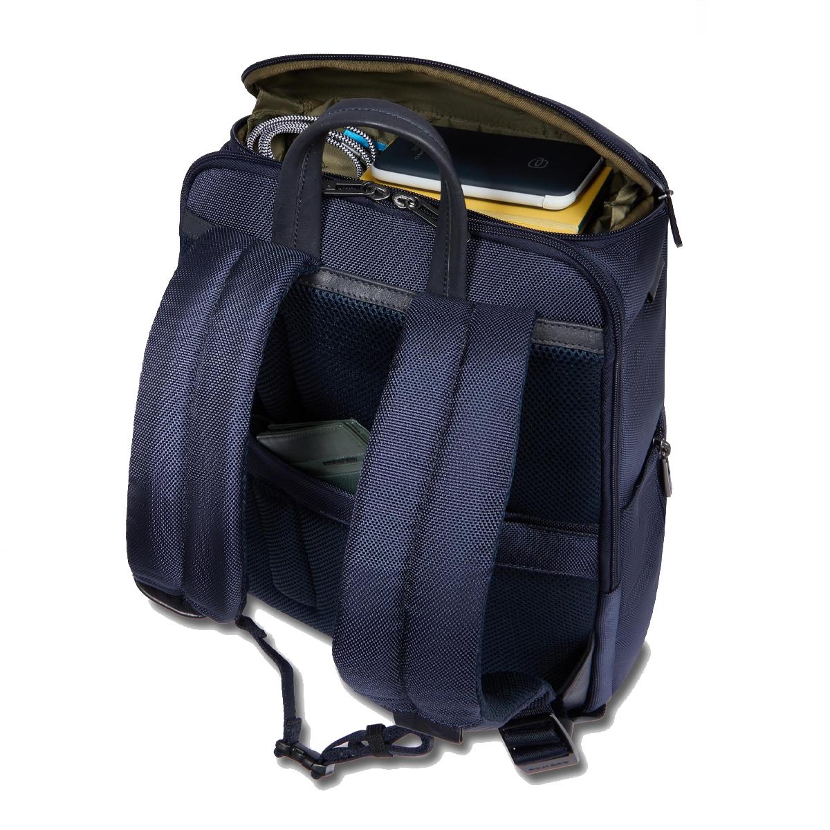 Piquadro Zaino da viaggio Brief Porta PC 15.6" Blu - 4