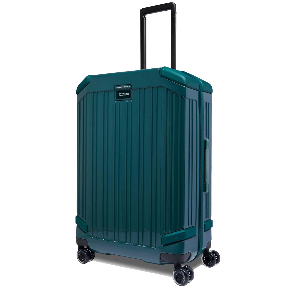 Piquadro Trolley Medio POP 69 cm Verde - 2