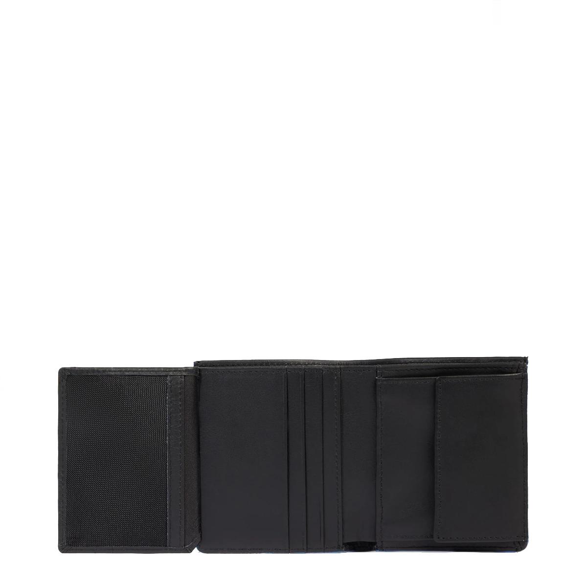 Piquadro Portafoglio Verticale Atlas Nero - 2