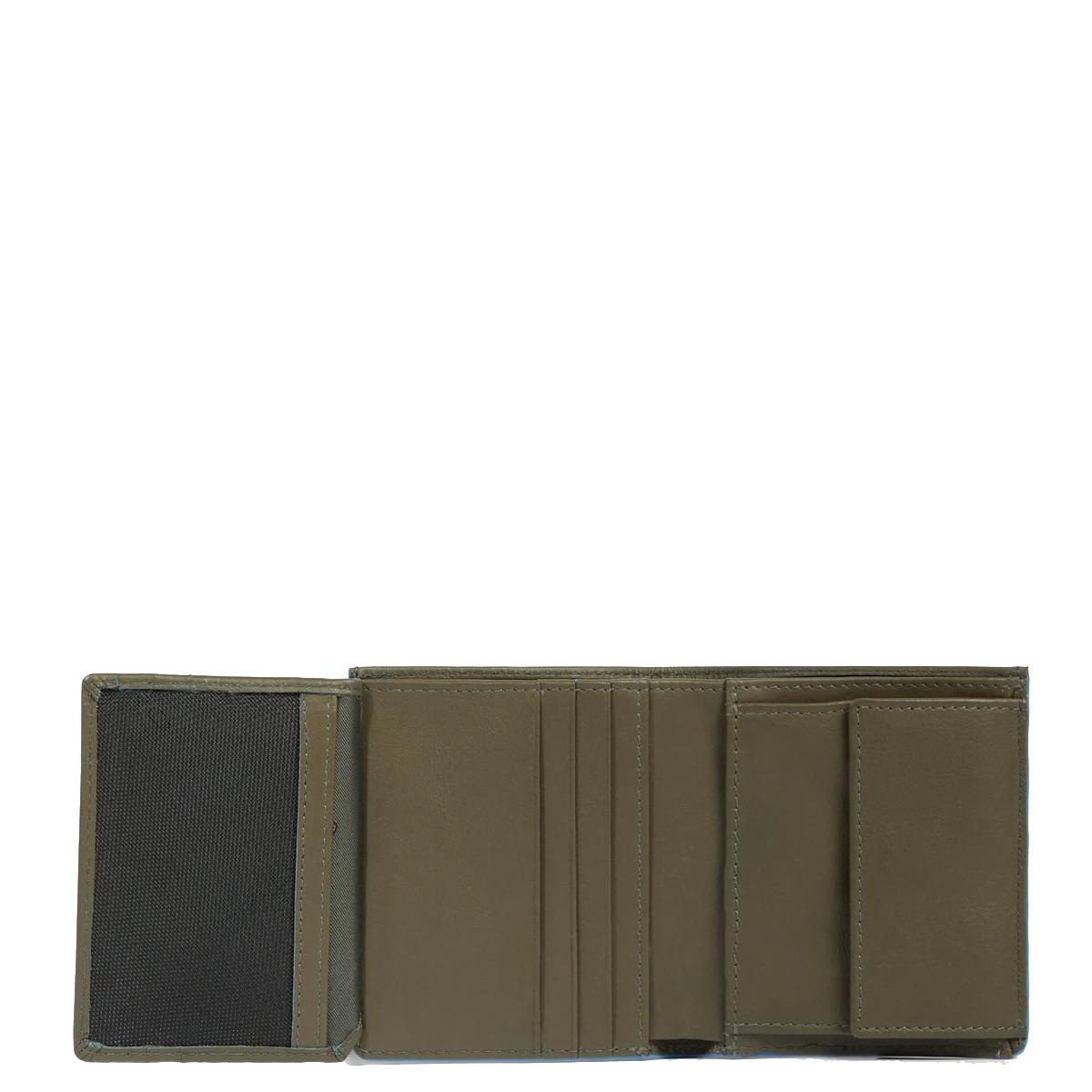 Piquadro Portafoglio Verticale Atlas Verde - 4