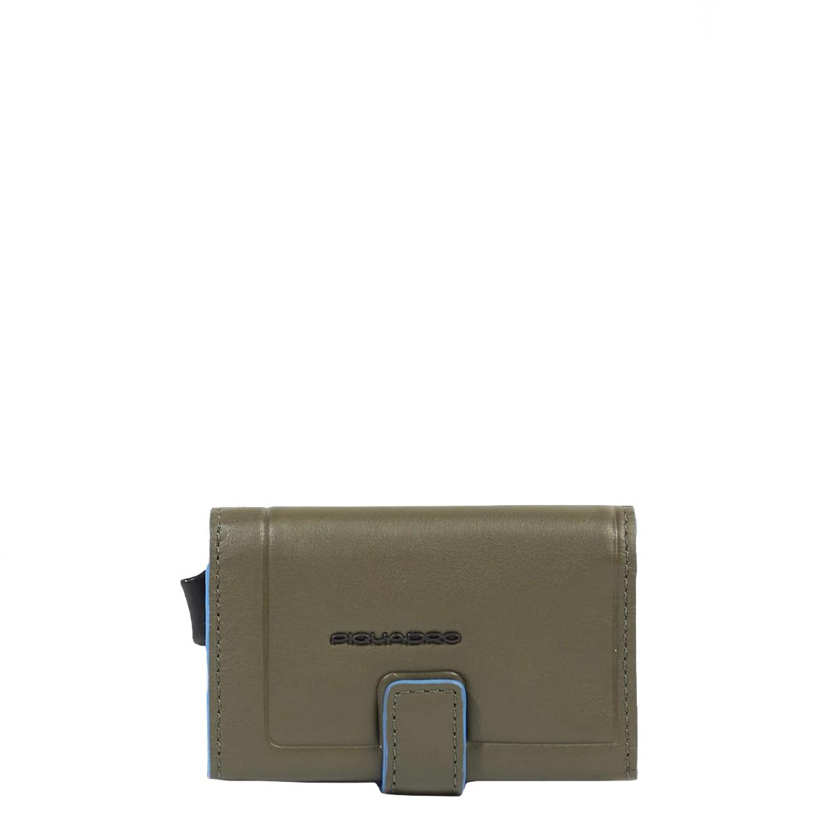 Piquadro Porta Carte in metallo Atlas Verde - 1