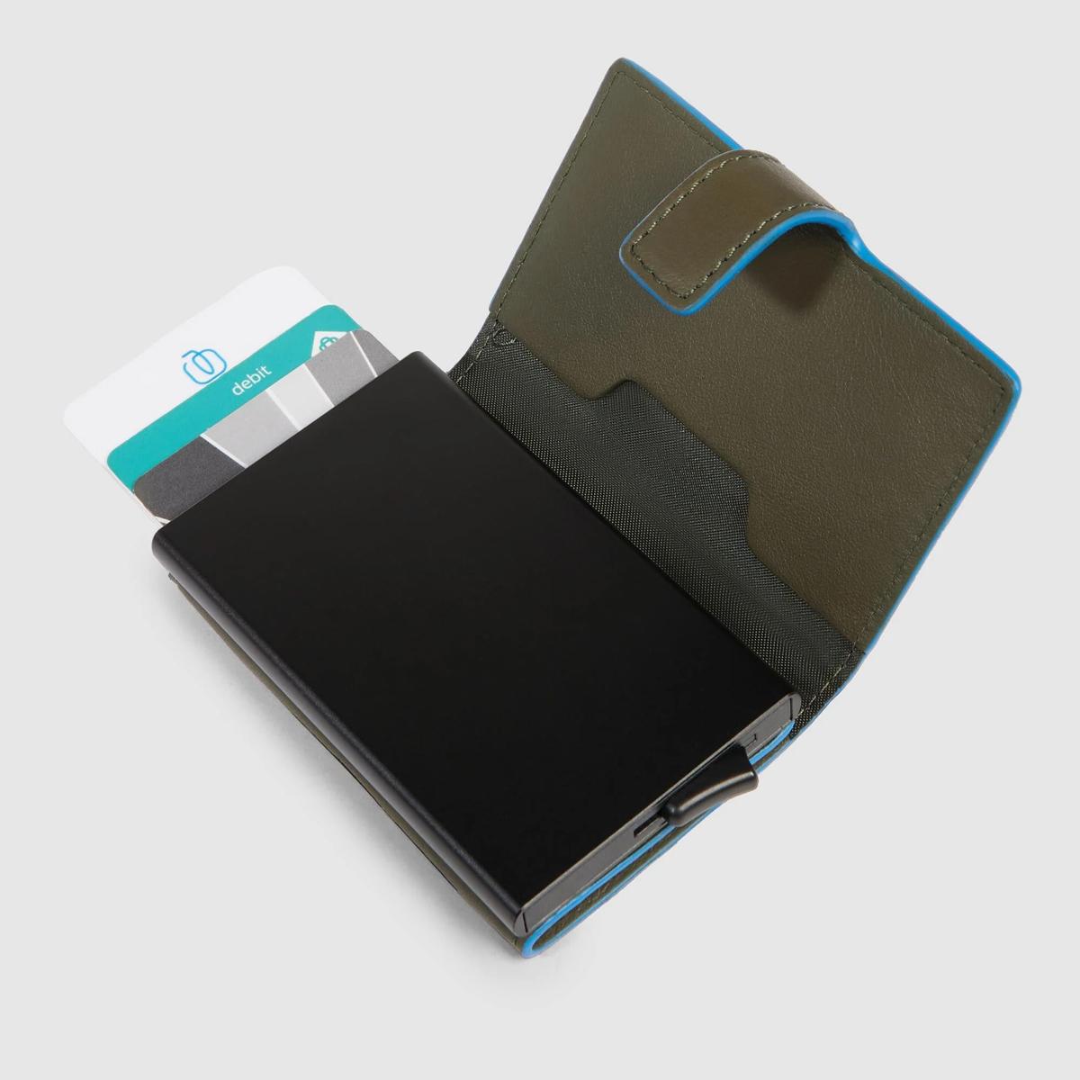Piquadro Porta Carte in metallo Atlas Verde - 5