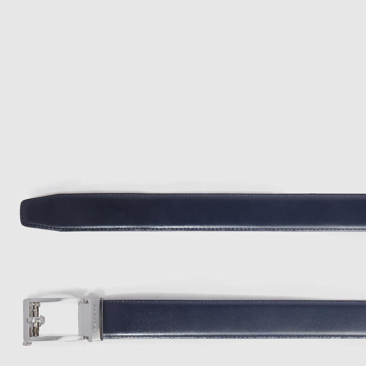 Piquadro Cintura in pelle con ghiera Blu - 2