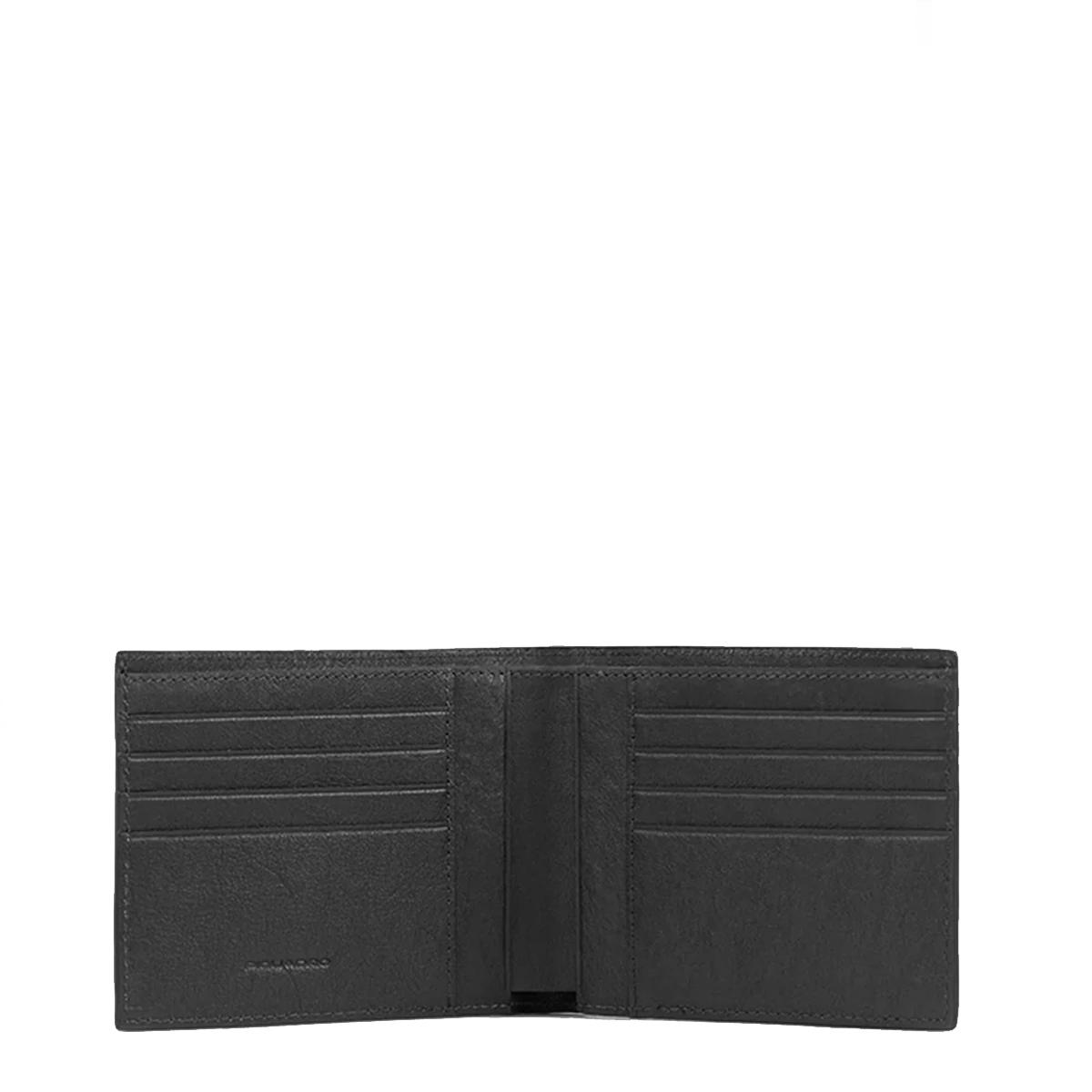 Piquadro Portafoglio 2 scomparti Black Square Nero - 2