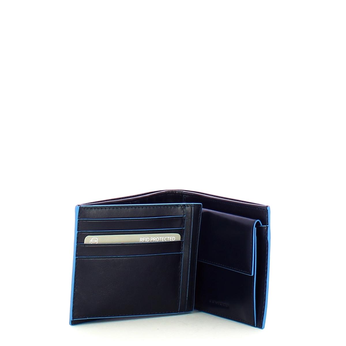 Piquadro Portafoglio con portamonete Blue Square Blu2 - 3