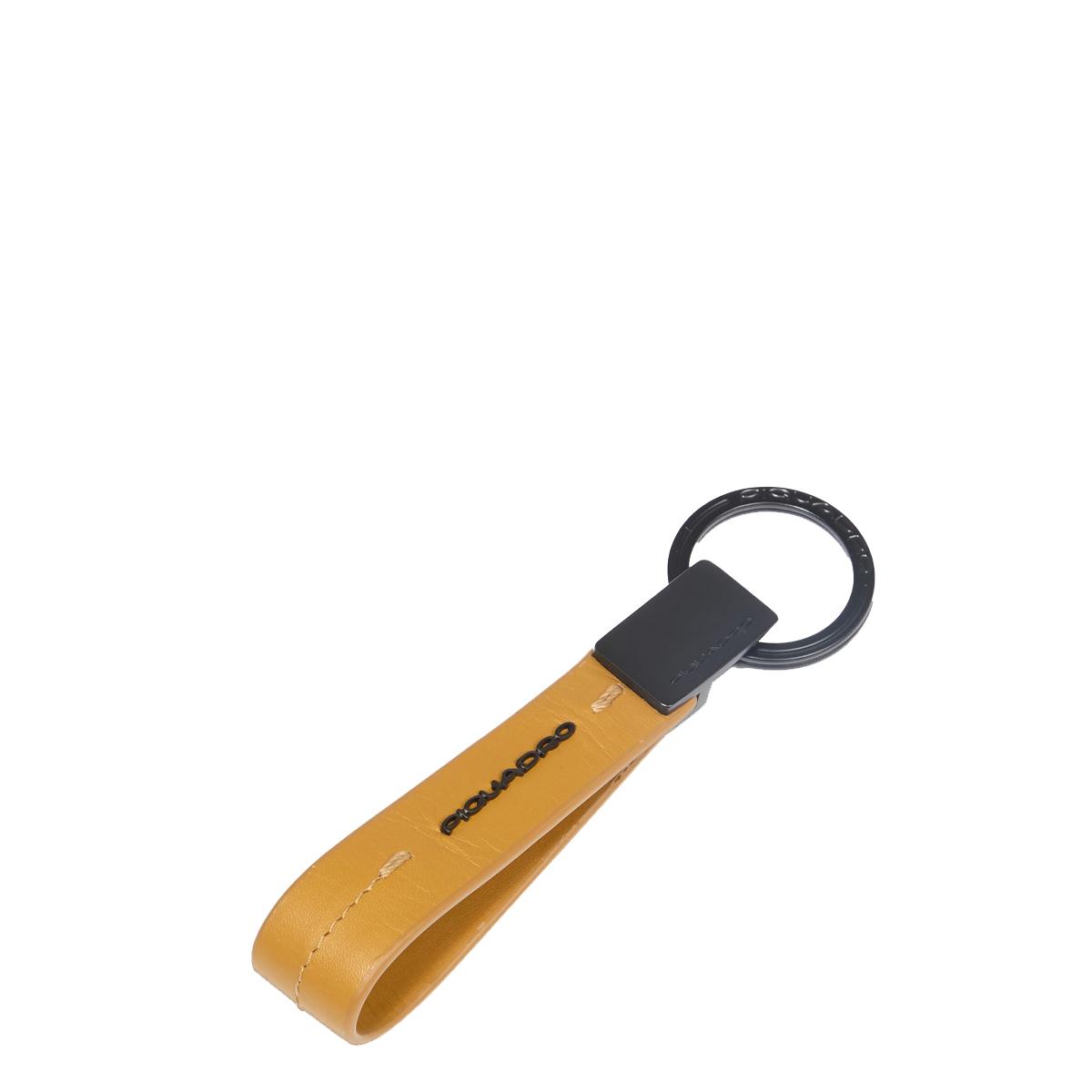 Piquadro Portachiavi con anello Giallo - 1