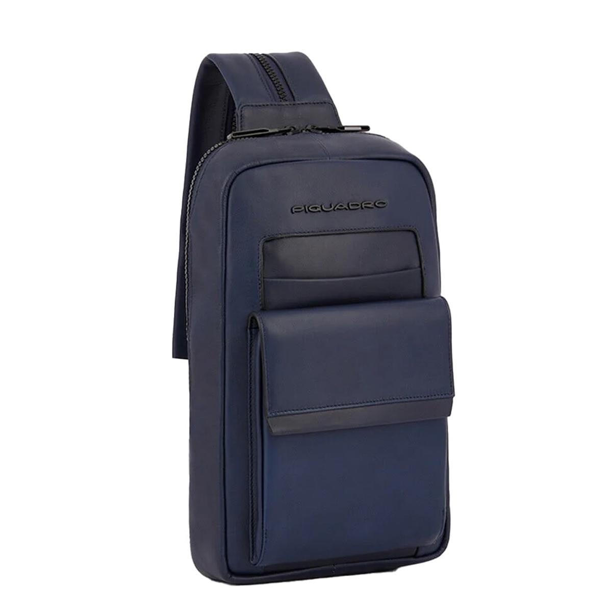 Piquadro Monospalla Porta Tablet Mini Finn Blu - 2