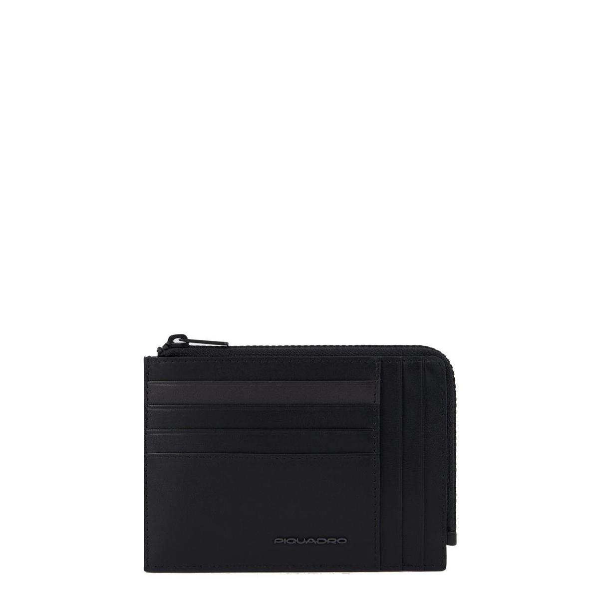 Piquadro Bustina portamonete Tiger Nero - 1