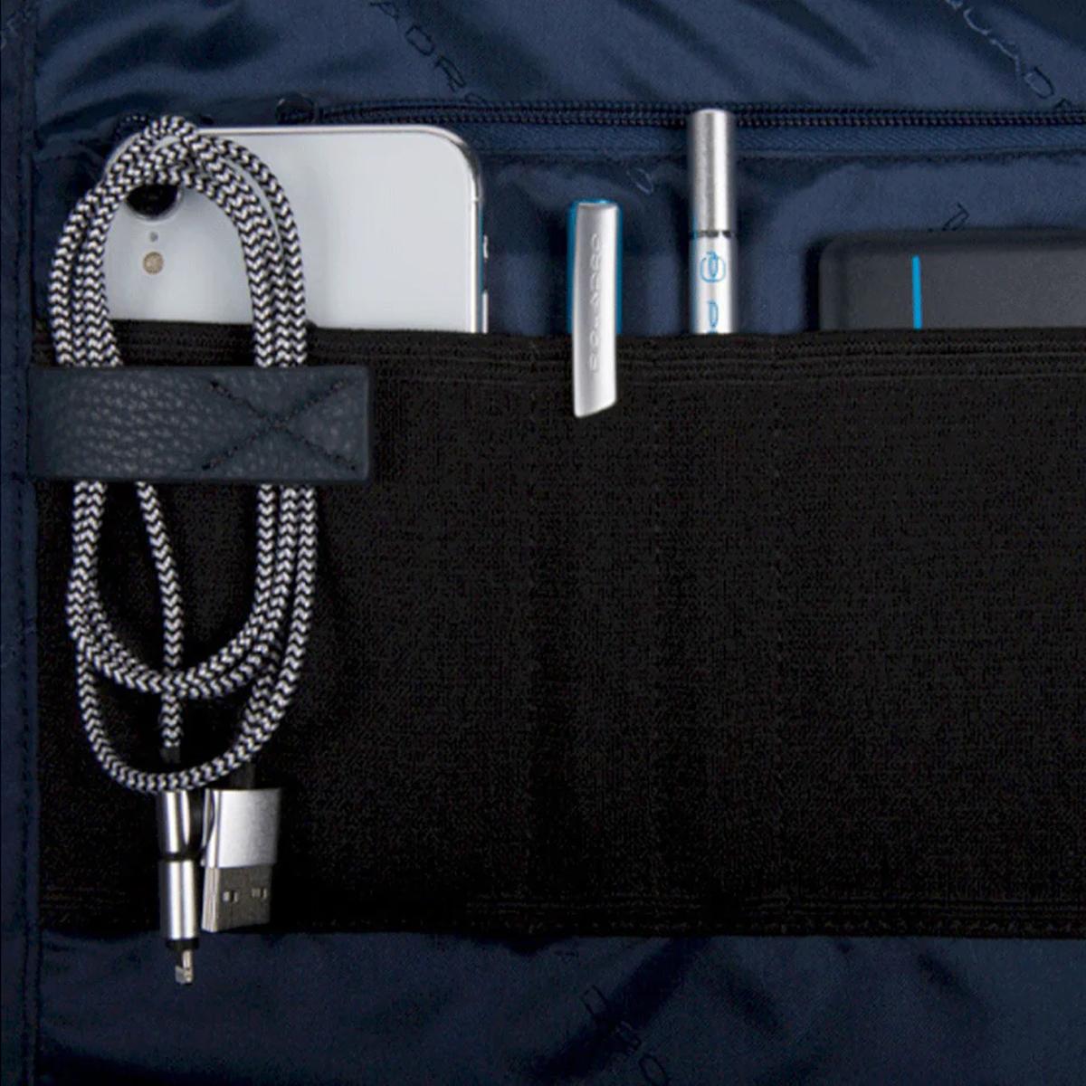 Piquadro Cartella Porta PC Trakai 14.0 Blu - 3