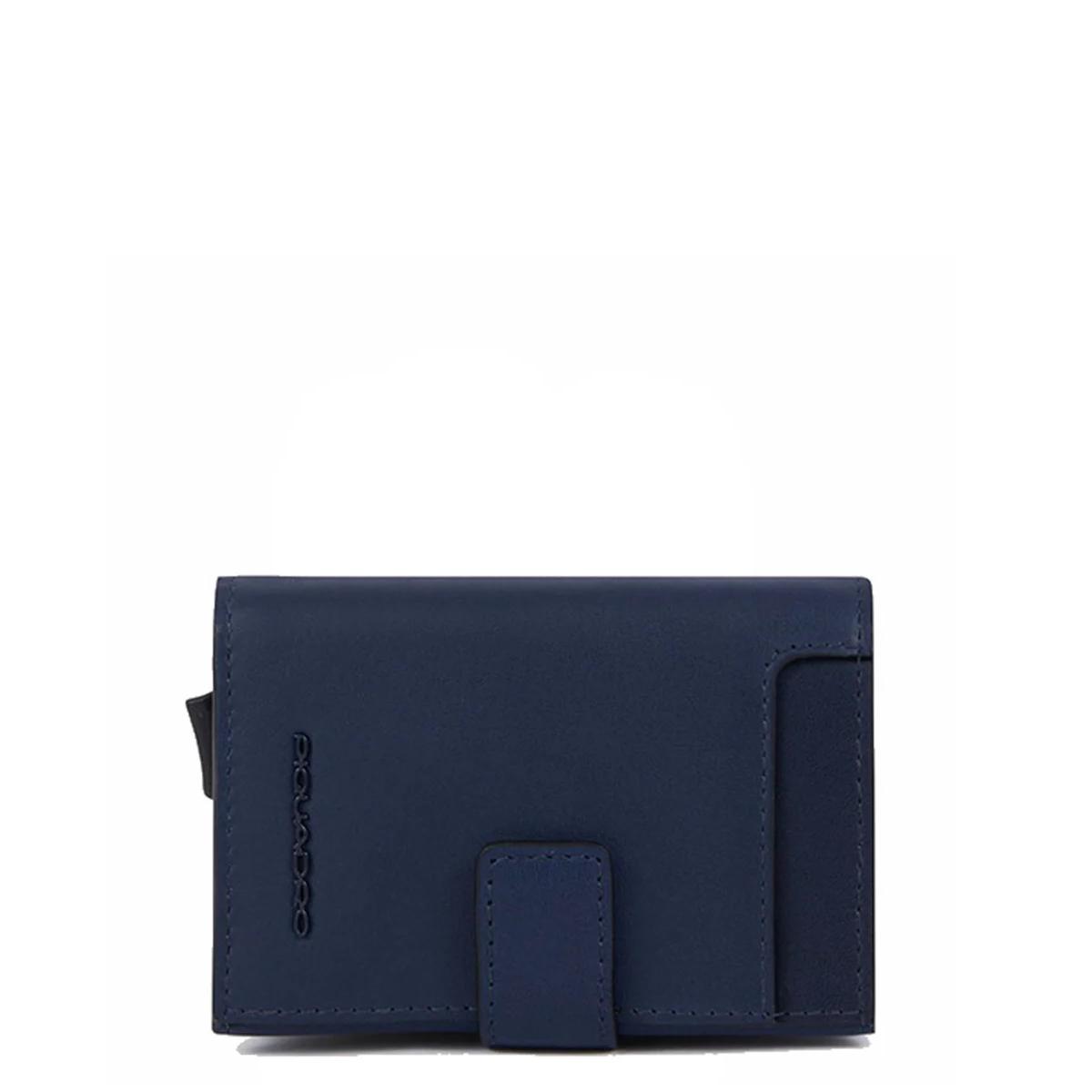 Piquadro Porta Carte con sliding system Tiger Blu - 1