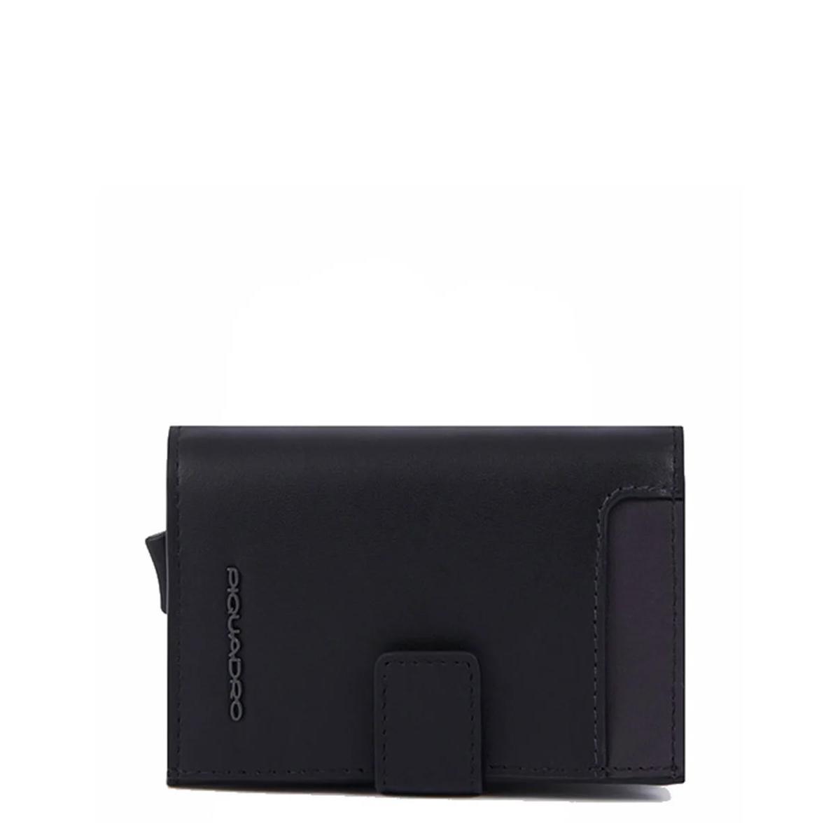 Piquadro Porta Carte con sliding system Tiger Nero - 1