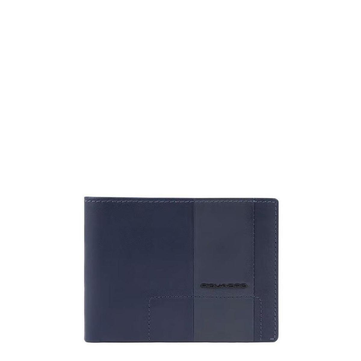 Piquadro Portafoglio con portadocumenti Finn Blu - 1