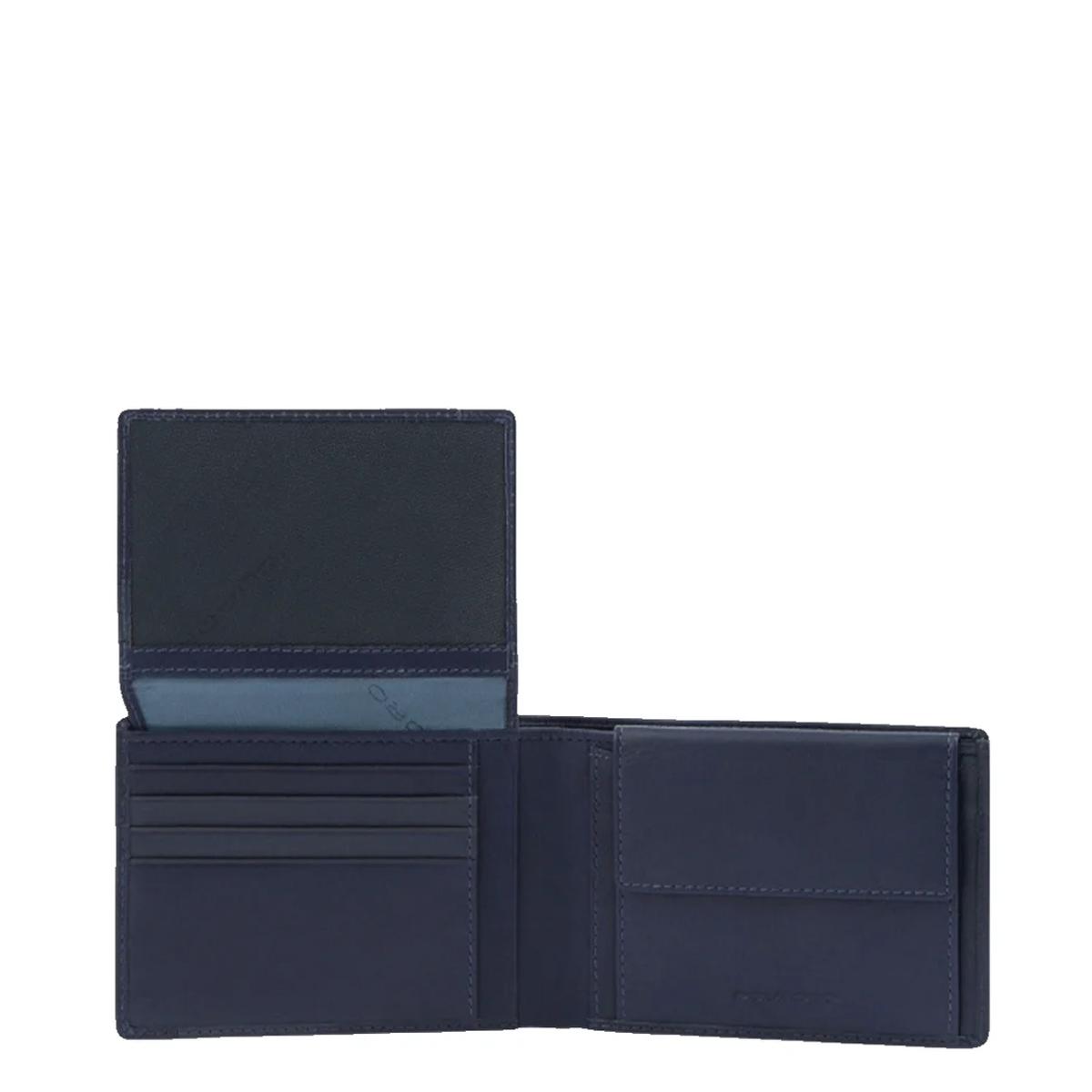 Piquadro Portafoglio con portadocumenti Finn Blu - 3