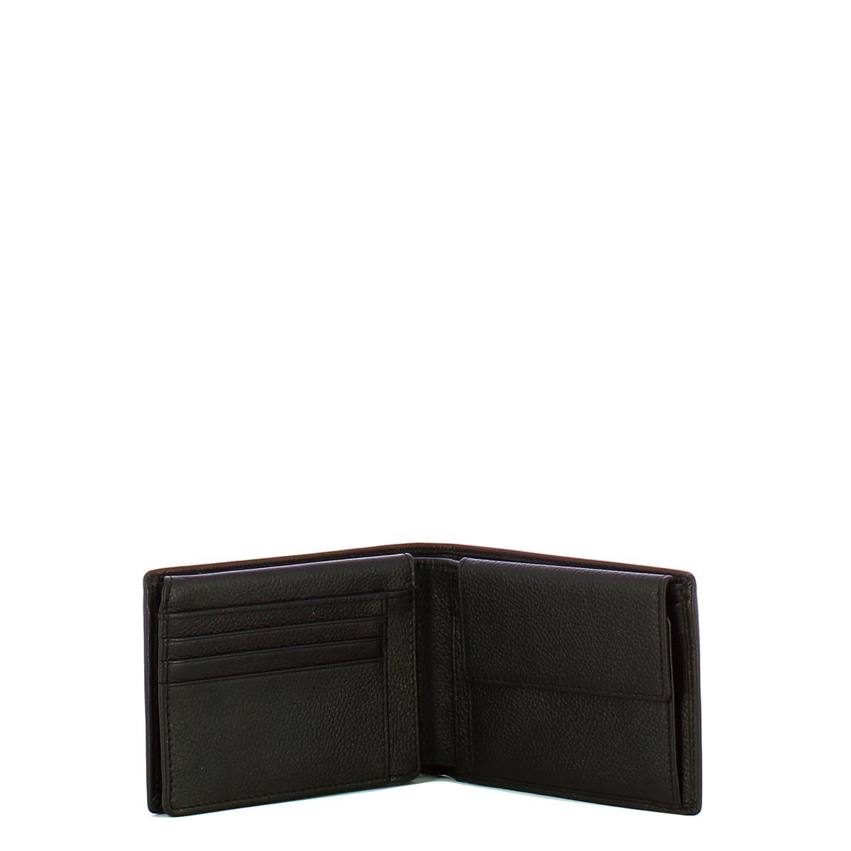 Piquadro Portafogli uomo con portamonete Nero - 3