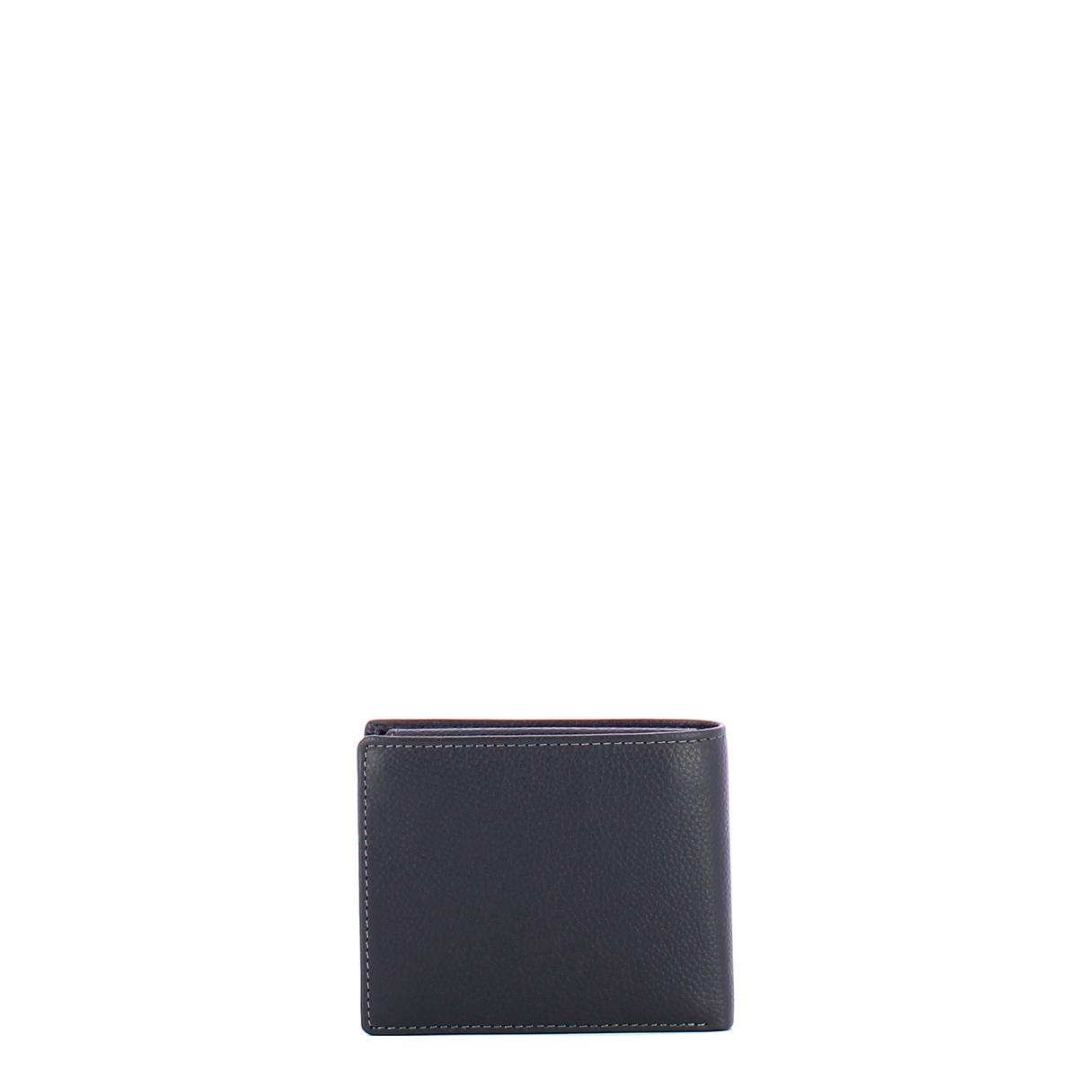 Piquadro Portafoglio con portamonete Blu Marrone - 2