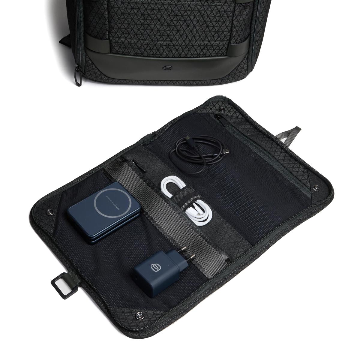 Piquadro Zaino Hexagon Porta PC 15.6 Verde - 7