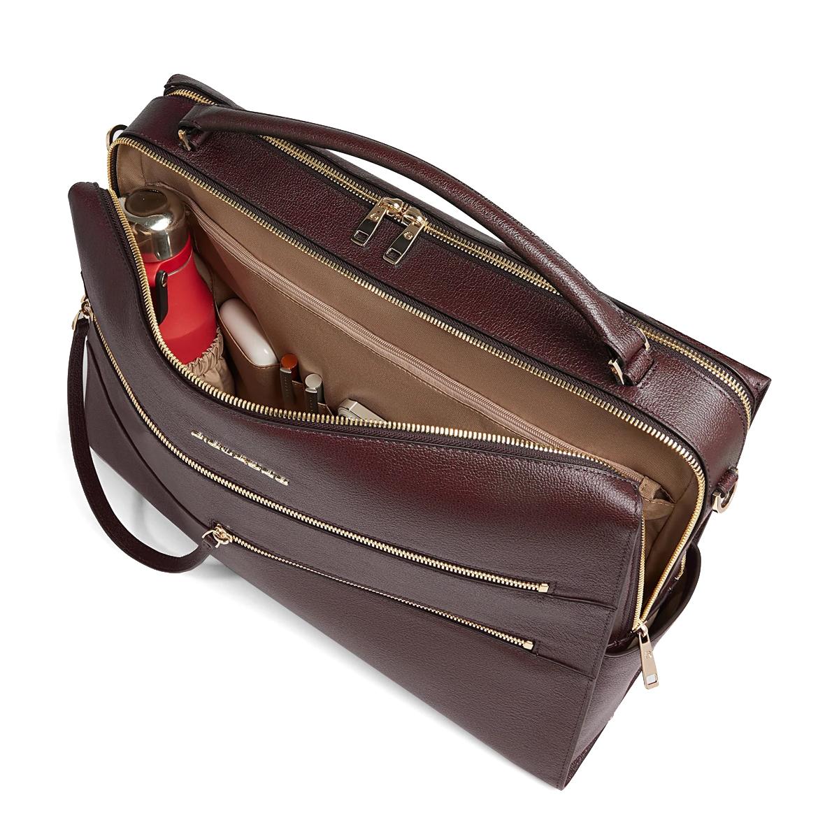 Piquadro Borsa Porta PC Patricia 15.6 Bordeaux - 4