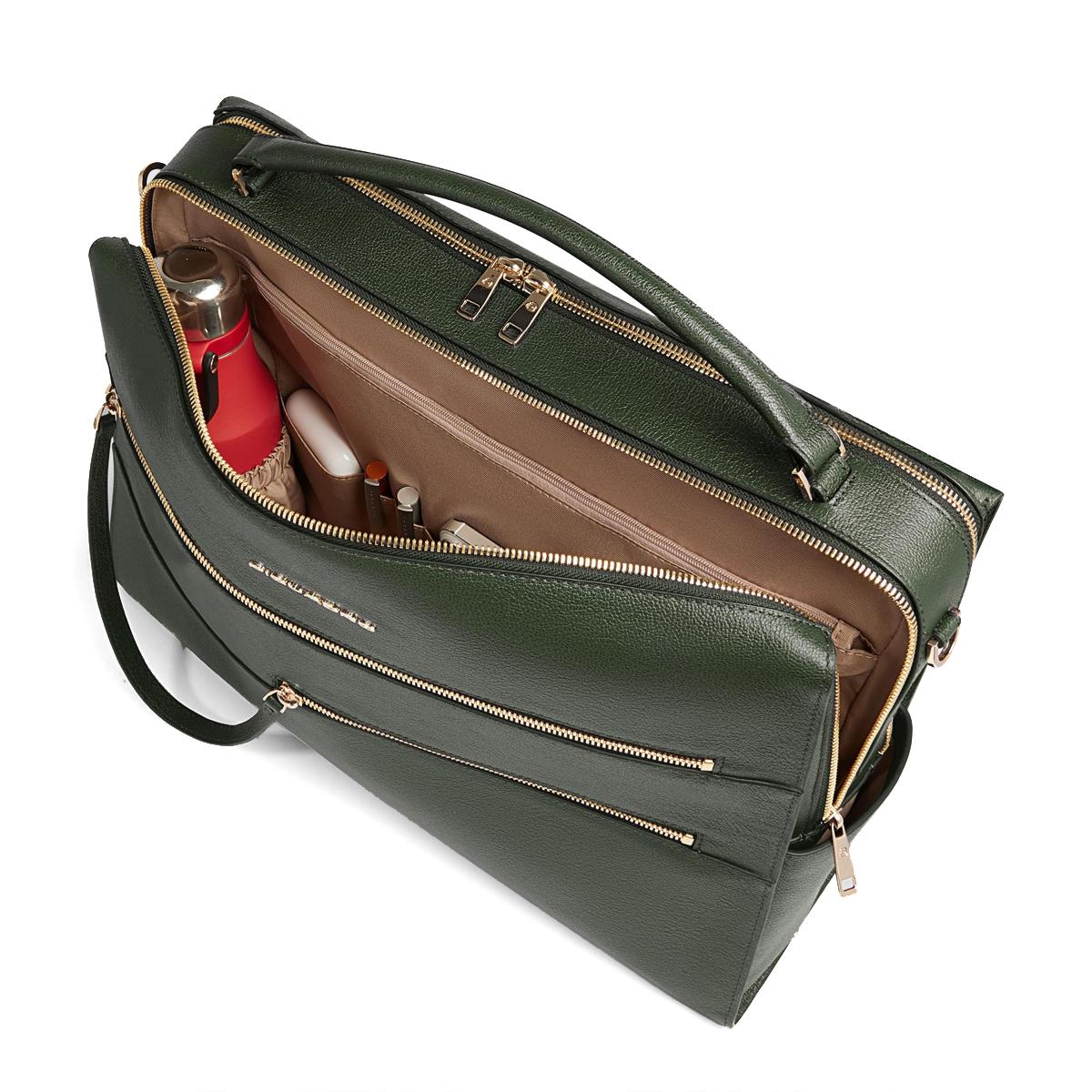 Piquadro Borsa Porta PC Patricia 15.6 Verde - 4