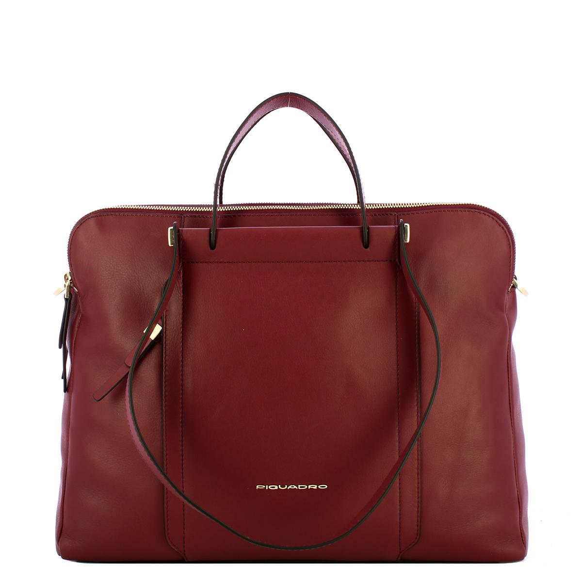 Piquadro Circle 15" Bordeaux Laptop Briefcase - 1