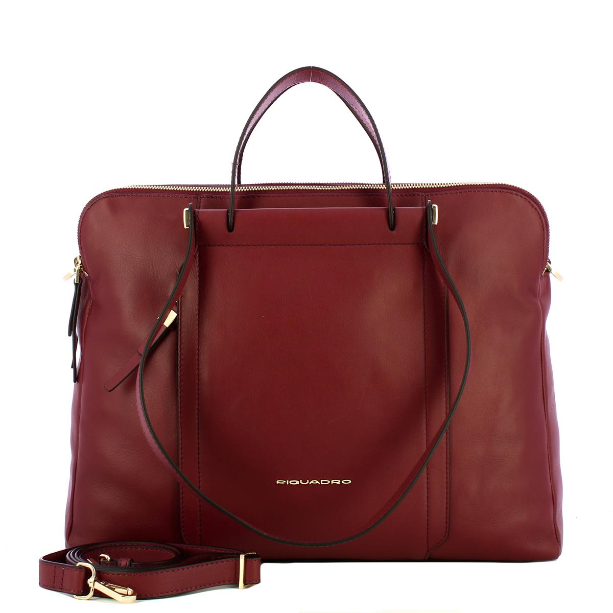 Piquadro Circle 15" Bordeaux Laptop Briefcase - 4